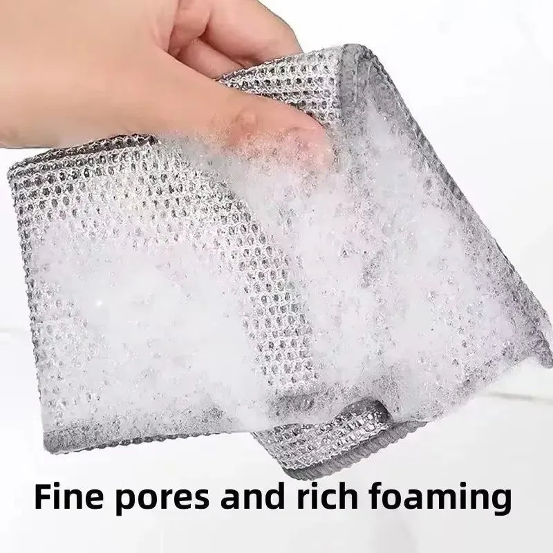 Multipurpose Kitchen Dishwashing Cloths – Wet & Dry Dish Rags Kitchen Cleaning Cloths Babs