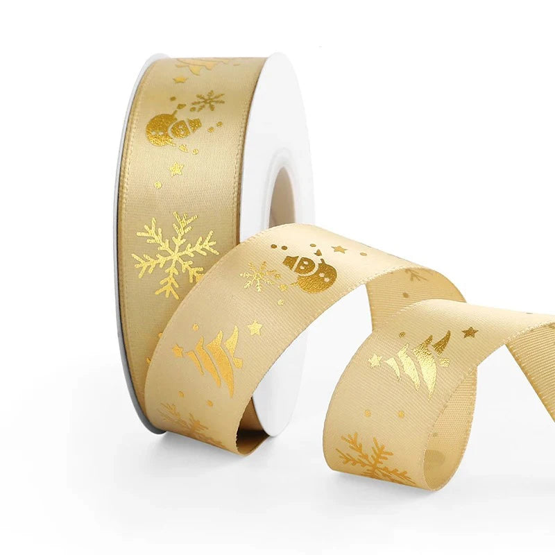 5m Christmas Ribbon – Gift Wrap, Tree & Holiday Décor Christmas Craft Ribbon Babs 2.5cm-20 5M
