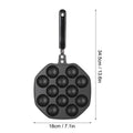 Takoyaki Pan 12-Mold Nonstick Aluminum Alloy Skillet Takoyaki Cooking Pan Babs WHITE