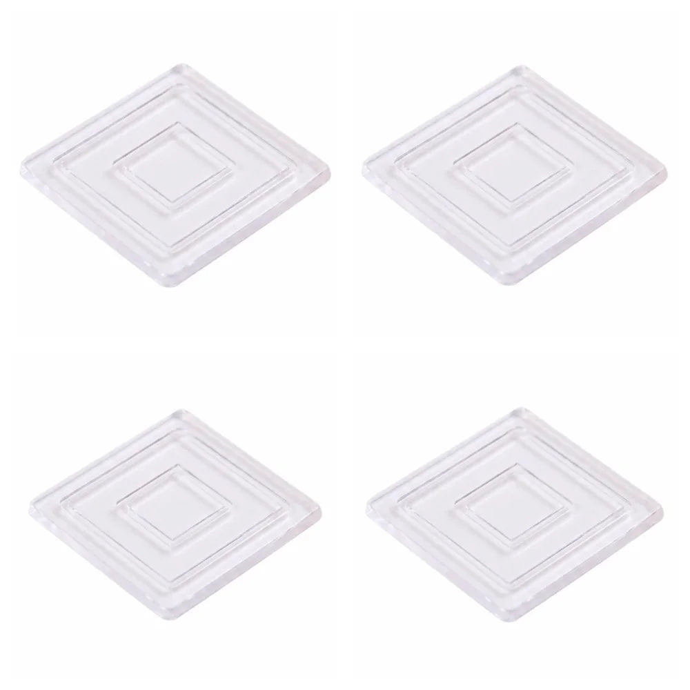 4-Pack Non-Slip Furniture Foot Pads – Self-Adhesive PU Gaskets Furniture Foot Pads Babs 4Pcs square 50mm
