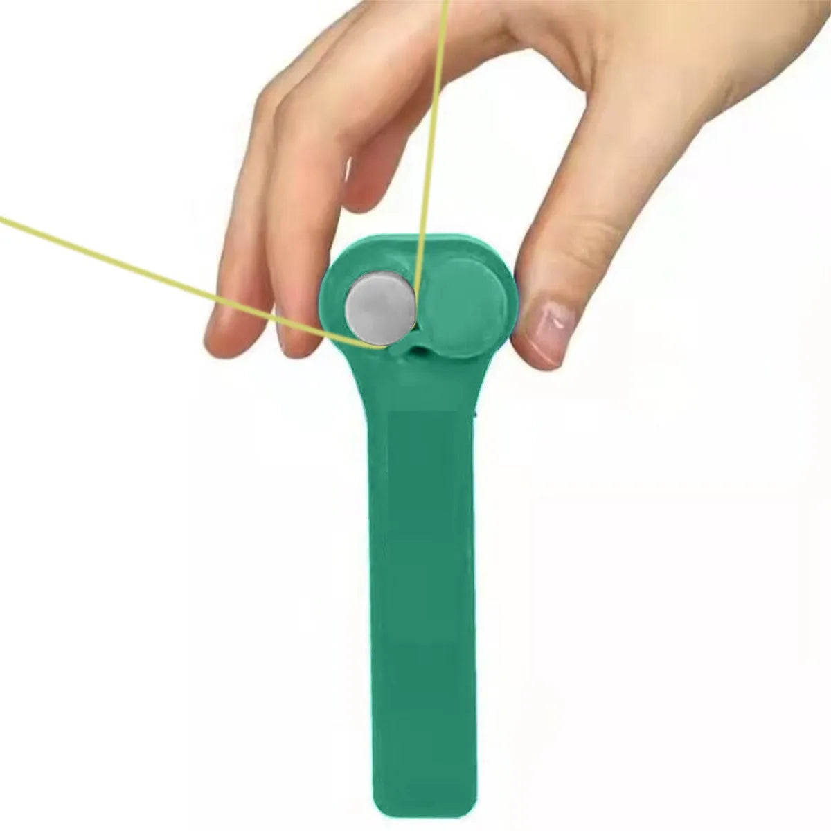 Zip String Rope Launcher – Electric Handheld Propeller Toy Novelty Rope Toy Babs OneSize Green