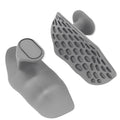 Silicone Anti-Slip Gym Grip Pads – Unisex Palm Protector Gym Grip Pads Babs Grey 1 Pair