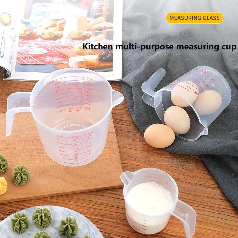 Plastic Measuring Cup Set 250/500/1000ml | Baking Kitchen Tool Measuring Cup Set Babs