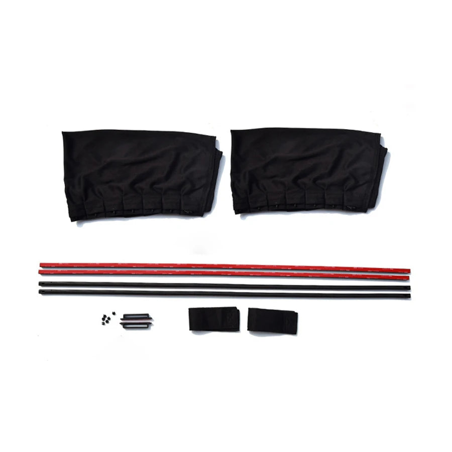 2pcs Car Side Window Sun Shade Curtains – UV Protection Blinds Car Window Curtain Babs