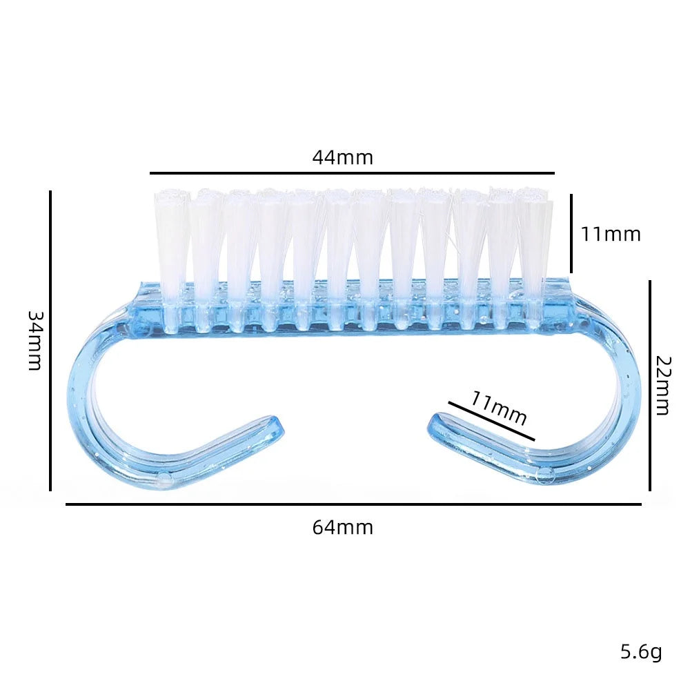 10Pcs Multicolor Nail Brush Set – Manicure & Hand Scrub Tool Nail Manicure Brush Set Babs