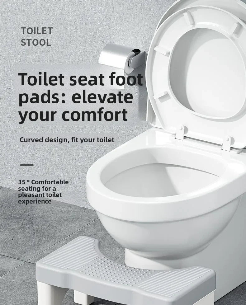 Toilet Foot Stool Squatting Aid – Adults, Kids & Pregnant Women Toilet Step Stool Babs