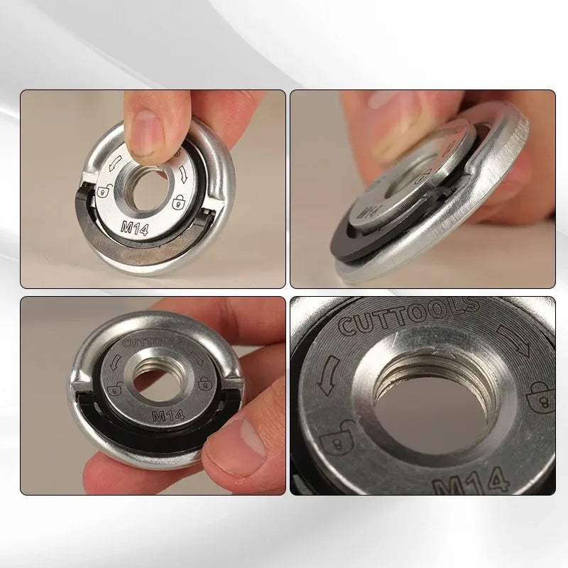M14 Quick Release Flange Nut for Angle Grinder – 1-5 Pcs Angle Grinder Accessory Babs