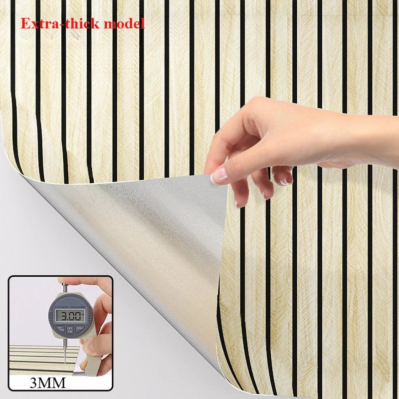 3D Grille Peel & Stick Wallpaper 40cm×3M | Waterproof Wall Sticker Peel & Stick Wallpaper Babs