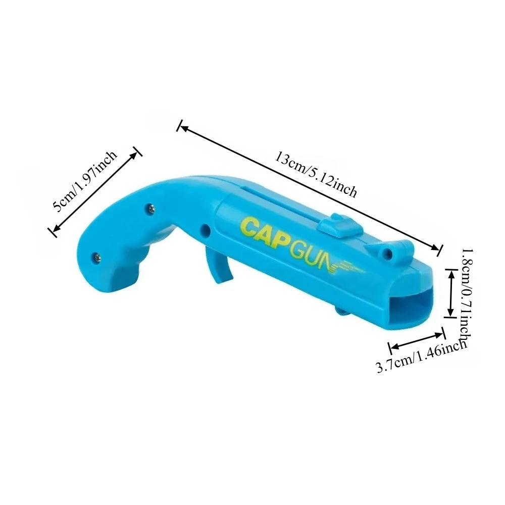 Cap Gun Bottle Opener – Fun Party Bar Tool | Stainless Steel Novelty Bottle Opener Babs
