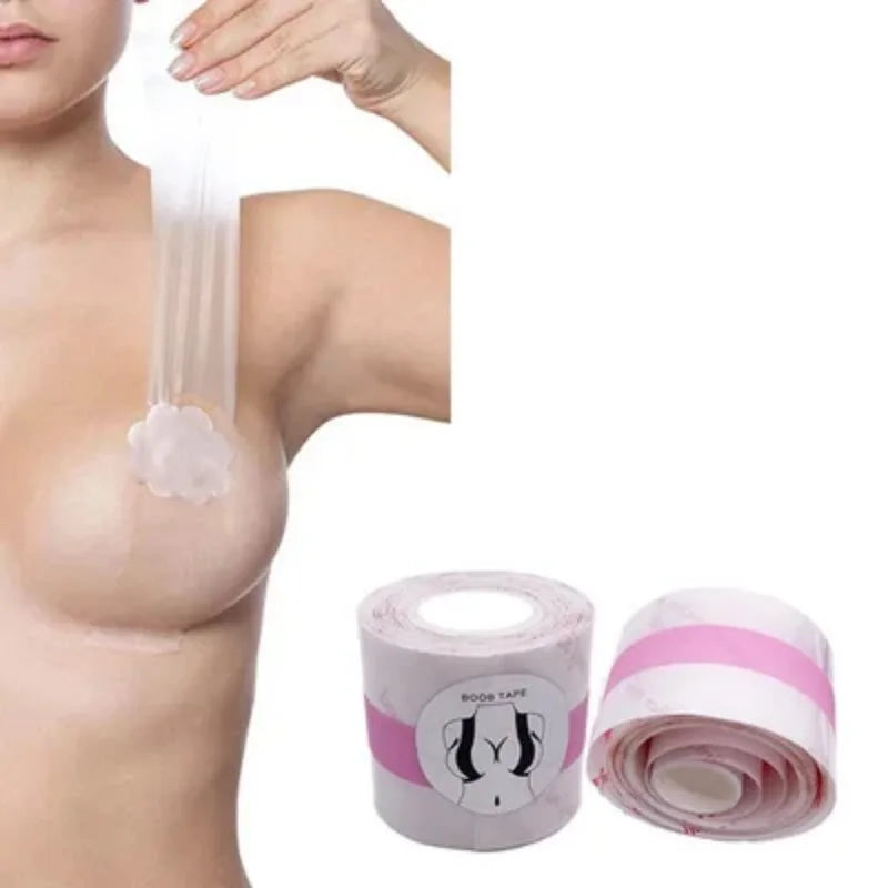 Transparent Breast Lift Tape – Invisible Push-Up Boob Tape Breast Lift Tape Babs
