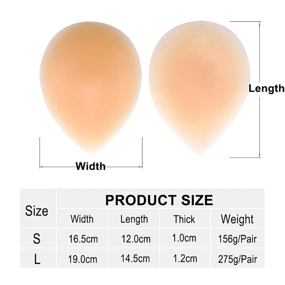 Silicone Hip Dip Filler Pads – Reusable Adhesive Butt Enhancer Hip Enhancer Shapewear Babs