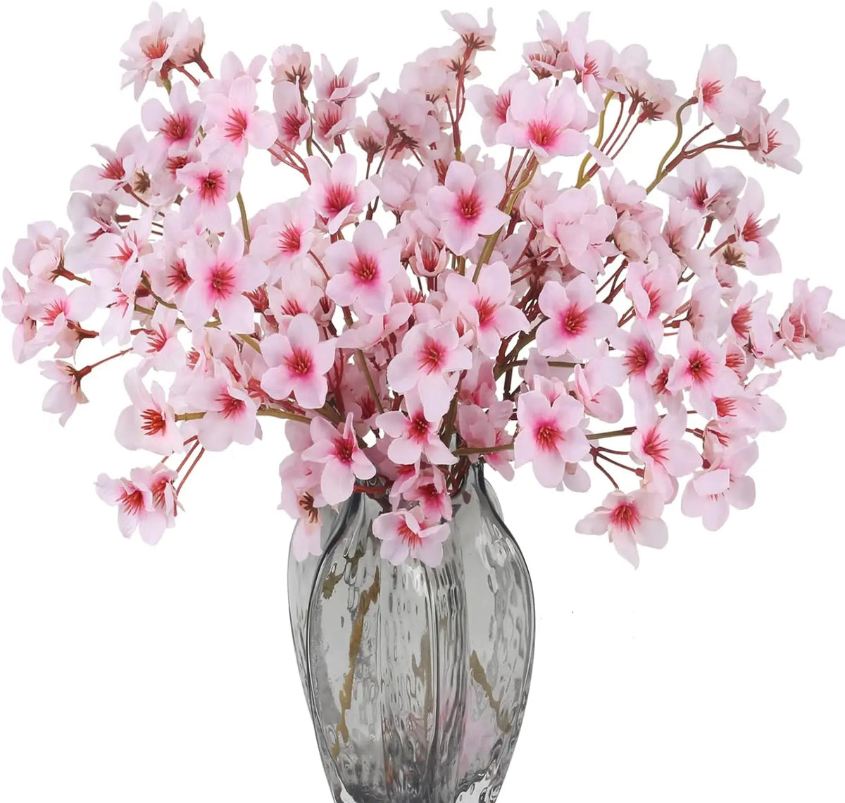 Silk Peach Blossom Artificial Bouquet – Wedding & Home Décor Artificial Flower Bouquet Babs color 1 3 pcs