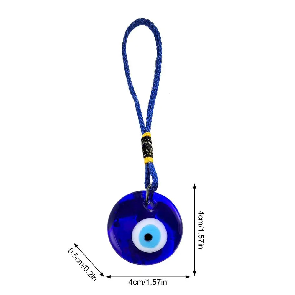 Resin Blue Eye Pendant – Wall Hanging, Keychain & Bag Charm Decorative Pendant Babs 1pcs