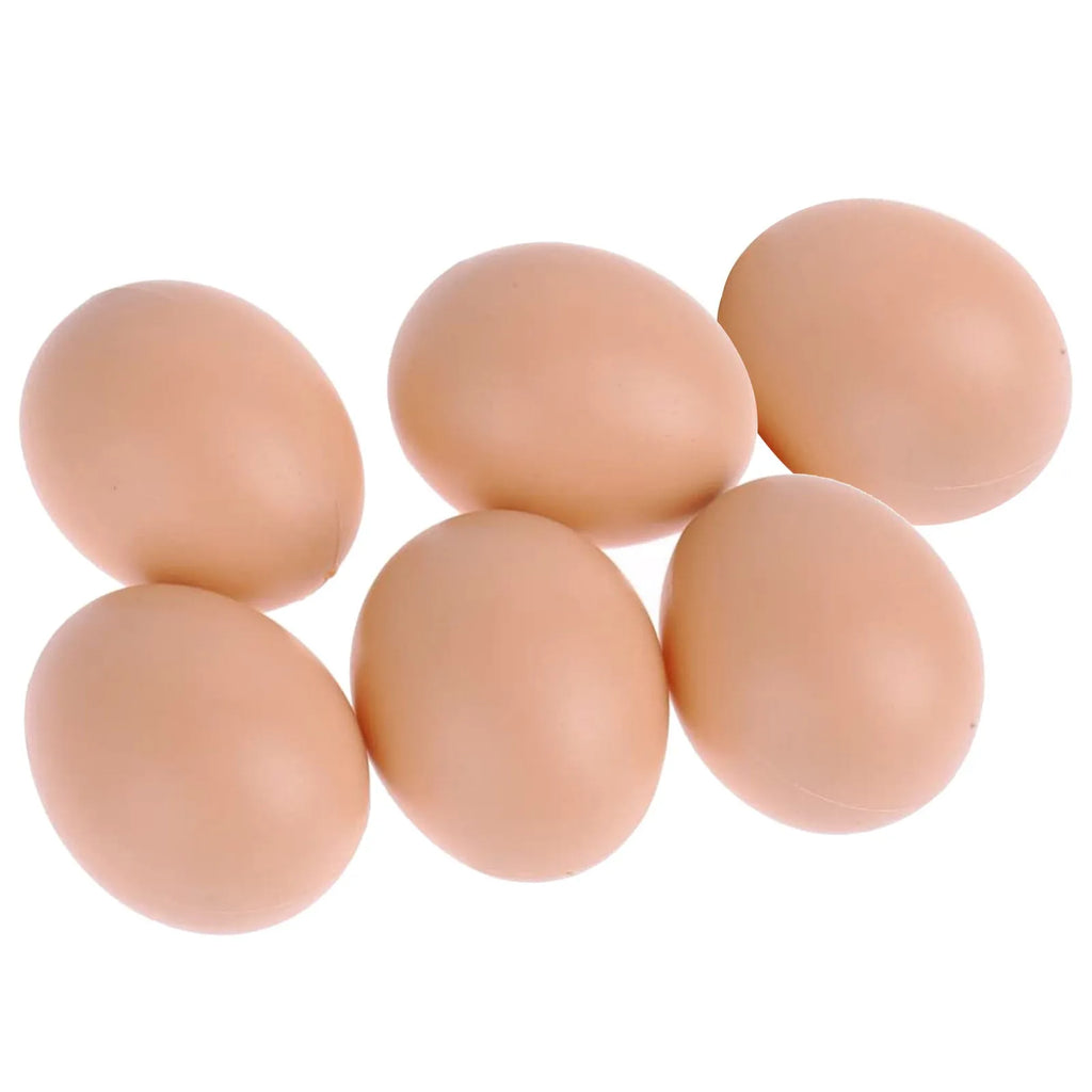 Fake Nesting Eggs for Chickens – Plastic Nest Training Eggs 6/12 Pack Poultry Nesting Eggs Babs
