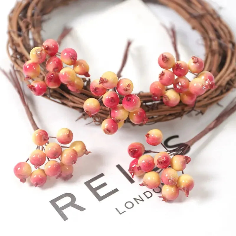 Artificial Foam Blueberry Berry Bouquet – DIY Wreath & Decor Artificial Berry Bouquet Babs Pink 30Pcs
