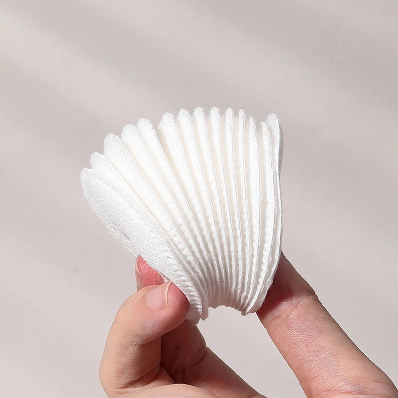 Double-Sided Round Cotton Pads for Makeup Removal – 100/400pcs Facial Cotton Pads Babs