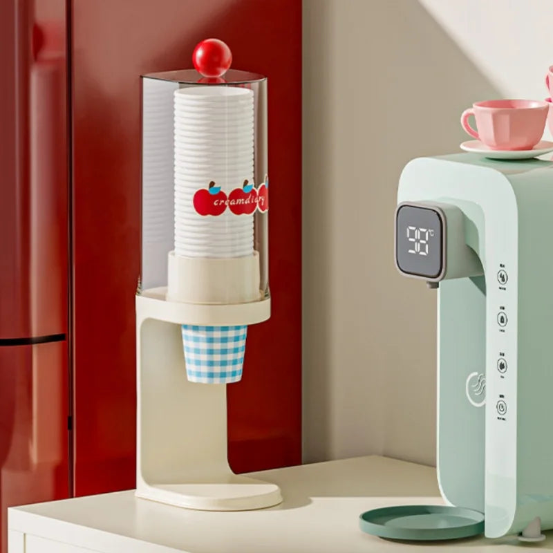 Pull-Type Cup Dispenser for Water Cooler & Bathroom | PC Plastic Cup Dispenser Babs