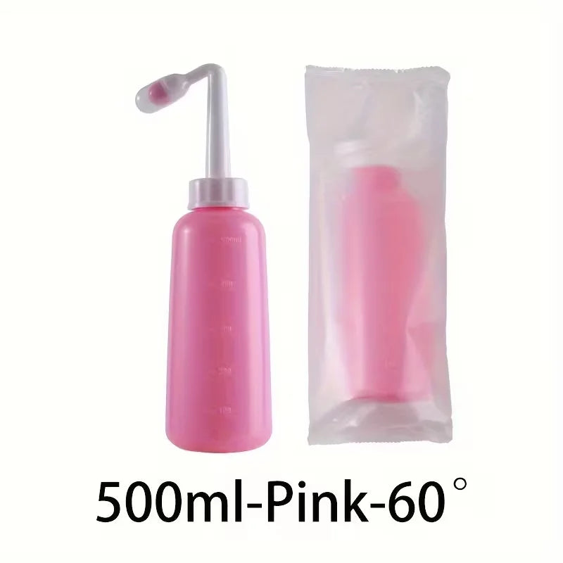 Portable Bidet Perineal Rinse Bottle – Postpartum & Maternity Portable Bidet Bottle Babs 500ML Pink