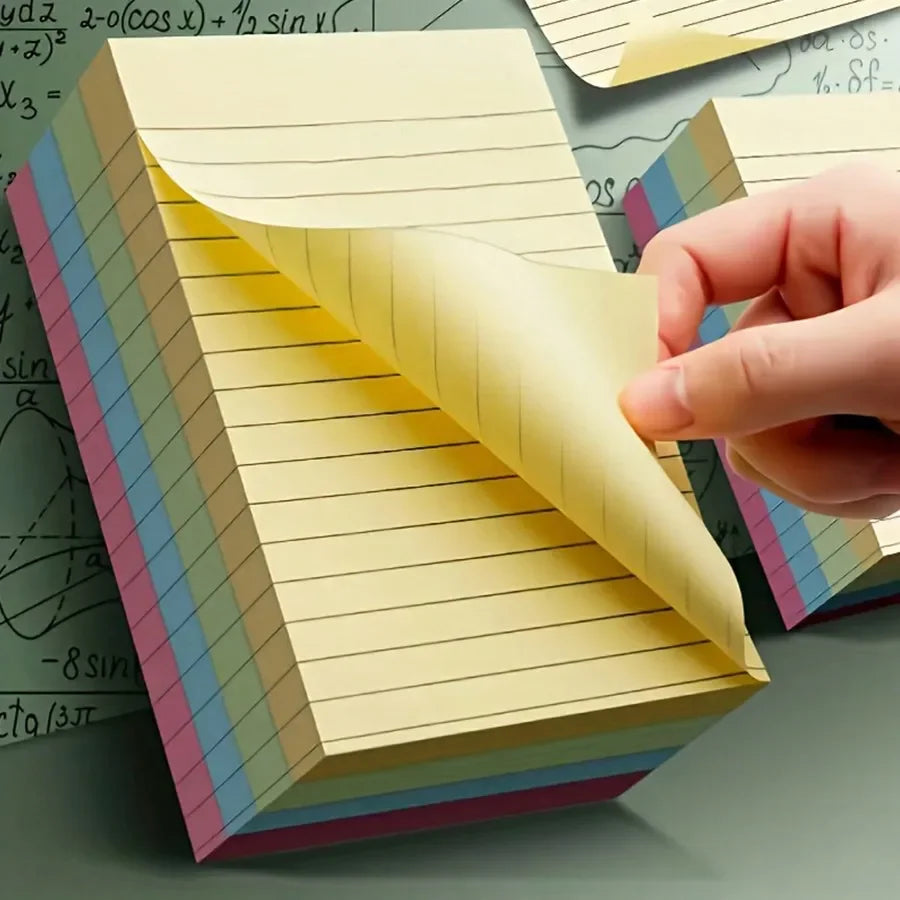 Colorful Thick Tearable Memo Book – 4 Colors Notepad Tearable Memo Notepad Babs