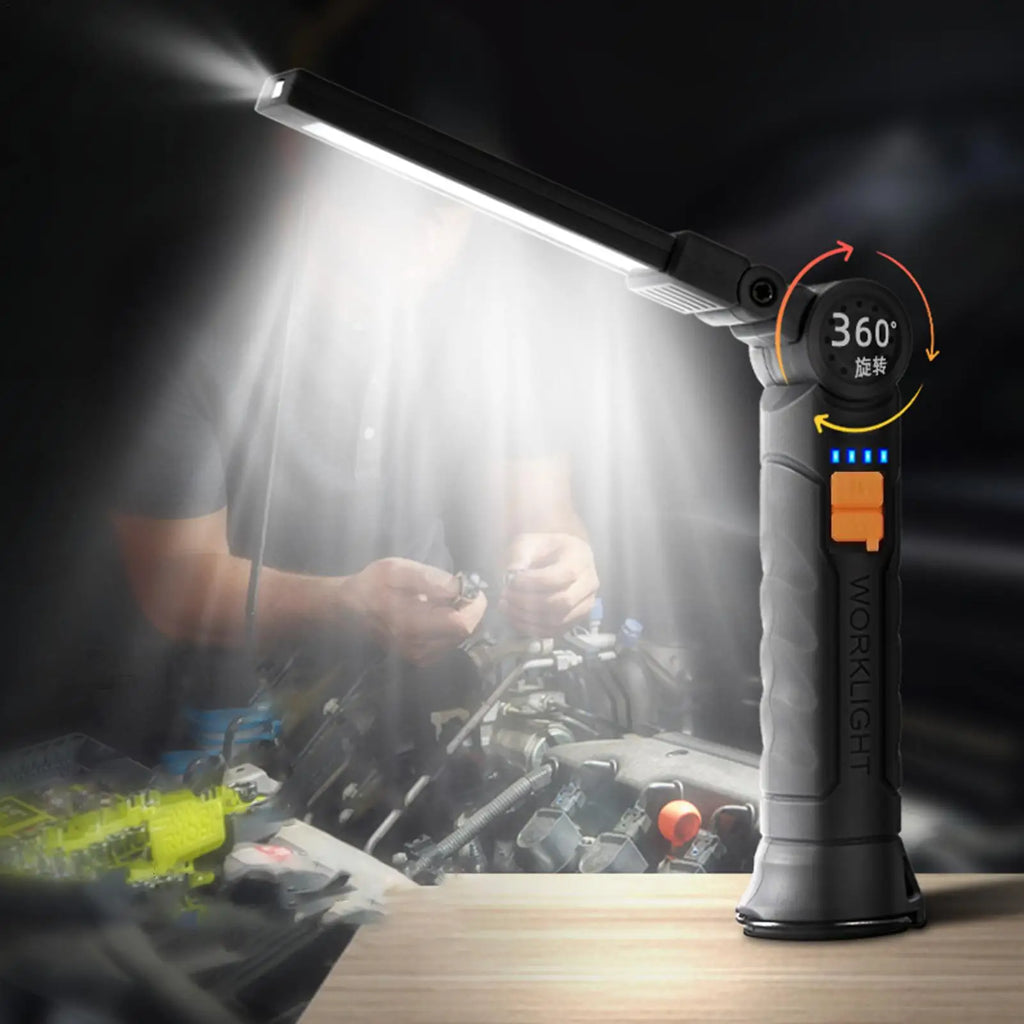 Rechargeable LED Work Light – Magnetic, Hook & IP68 Waterproof LED Work Light Babs