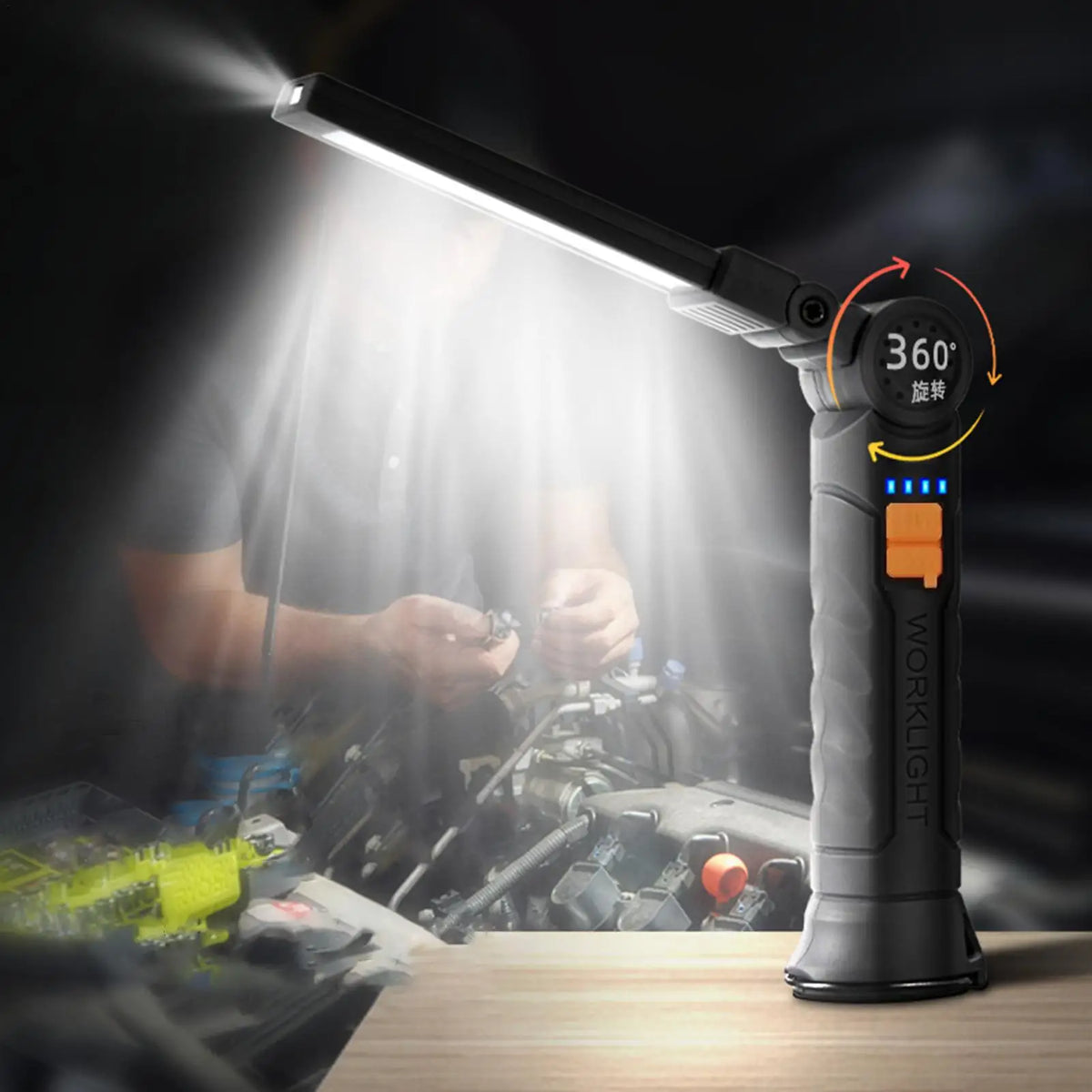 Rechargeable LED Work Light – Magnetic, Hook & IP68 Waterproof LED Work Light Babs