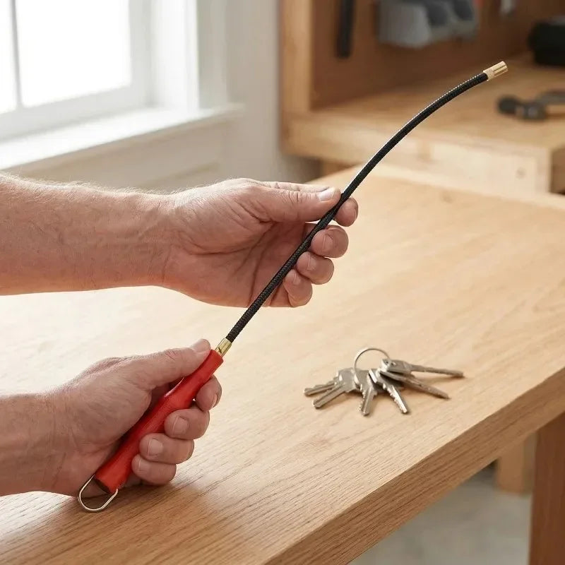 Flexible Magnetic Pick-Up Tool – 560mm Adjustable Grabber Rod Magnetic Grabber Tool Babs