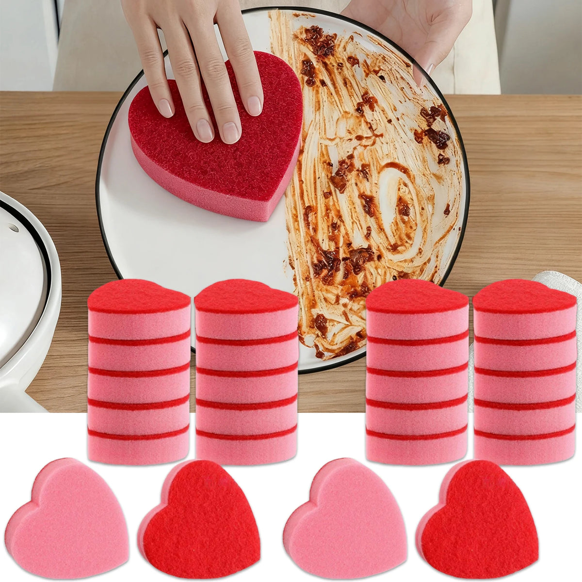 Non-Scratch Kitchen Scrub Sponges for Dishes, Stovetop & Sink Kitchen Scrub Sponges Babs