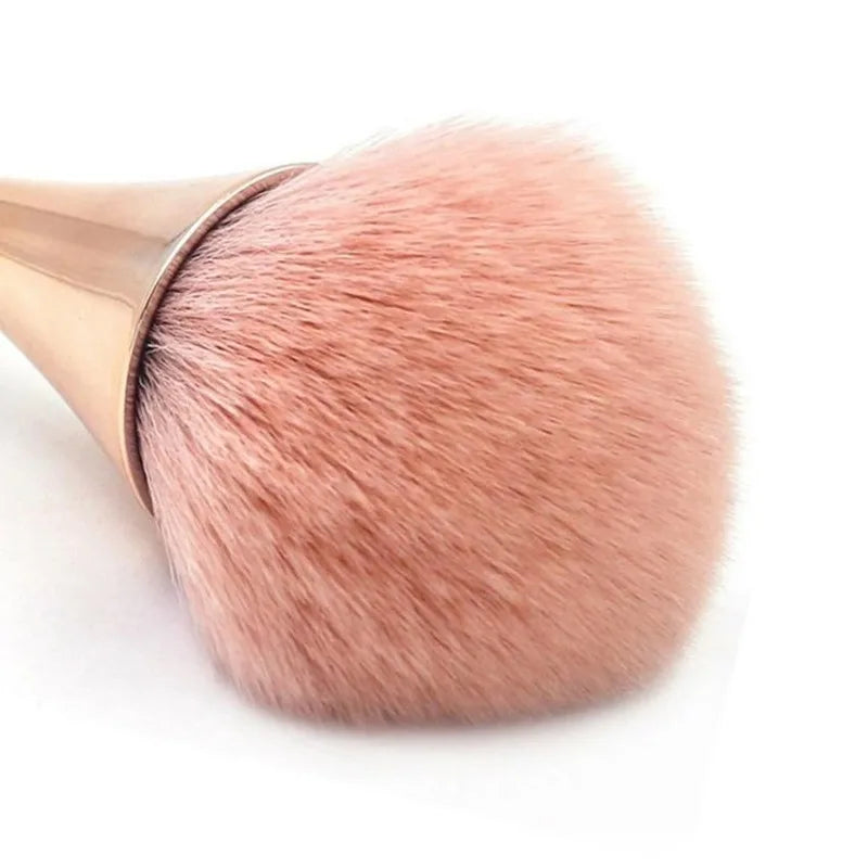 Rose Gold Powder Blush Brush – Large Professional Makeup Brush Makeup Brush Babs
