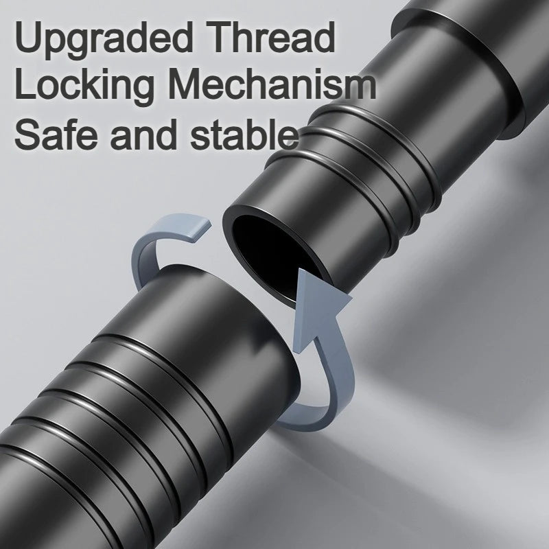 No-Drill Adjustable Tension Curtain Rod | 80–275cm Extendable Tension Curtain Rod Babs