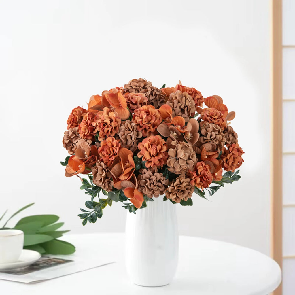 Artificial Silk Peony & Hydrangea Bouquet – Wedding Home Décor Artificial Flower Bouquet Babs