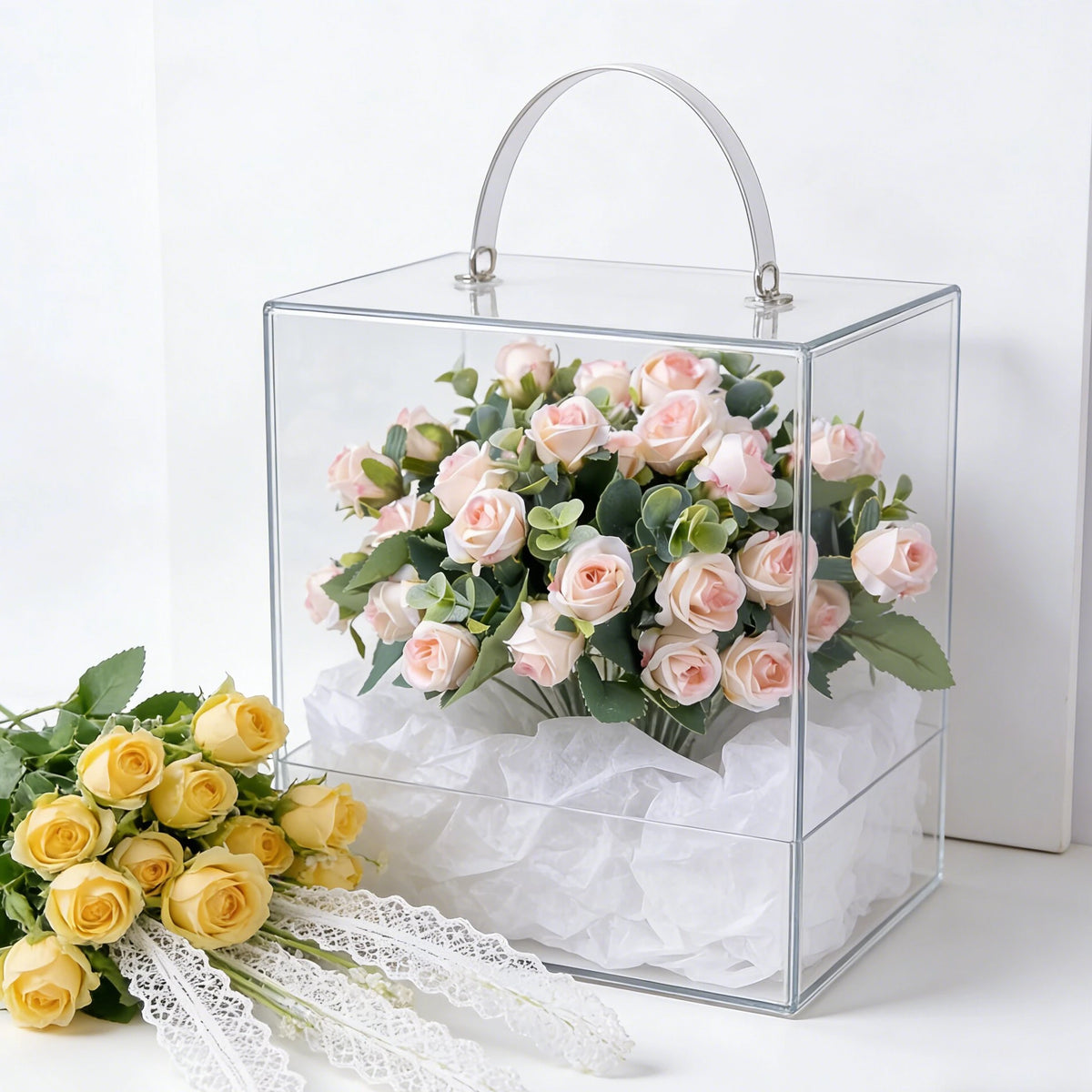 Artificial Silk Rose Bouquet – Wedding & Home Décor Artificial Flower Bouquet Babs