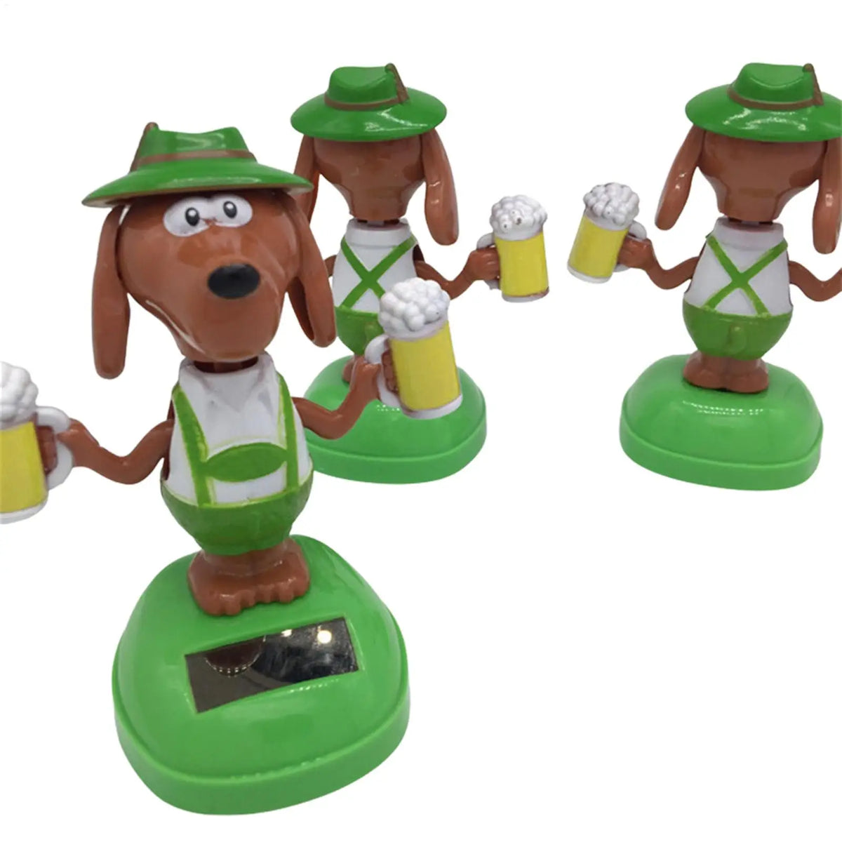 Solar Dancing Dog Dashboard Ornament | Car Bobble Head Decor Solar Dashboard Ornament Babs