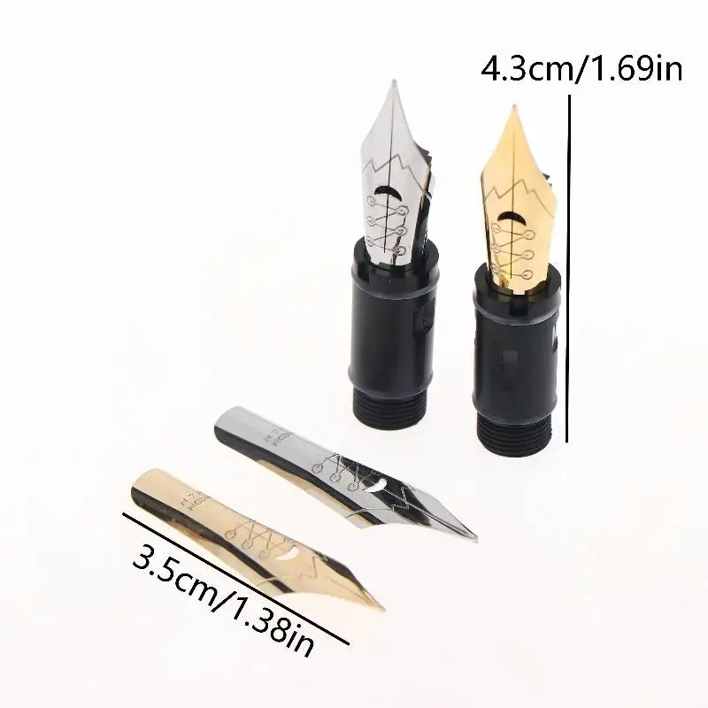 MAJOHN P136–P139 No.6 Soft Flex Nib Grip Section Fountain Pen Fountain Pen Nib Babs