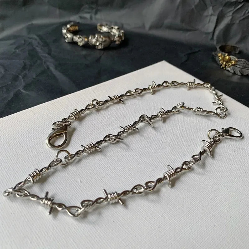 Punk Silver Pants Waist Chain – Unisex Hip-Hop Zinc Alloy Pants Waist Chain Babs