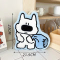 Cute Cat Hand Towels – Microfiber Coral Fleece & Hanging Loop Microfiber Hand Towel Babs Backpacking dog