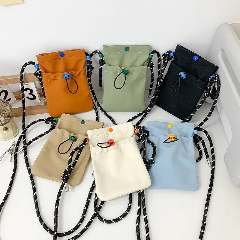 Nylon Crossbody Mini Bag Phone Wallet Multifunctional Shoulder Purse Crossbody Shoulder Bag Babs