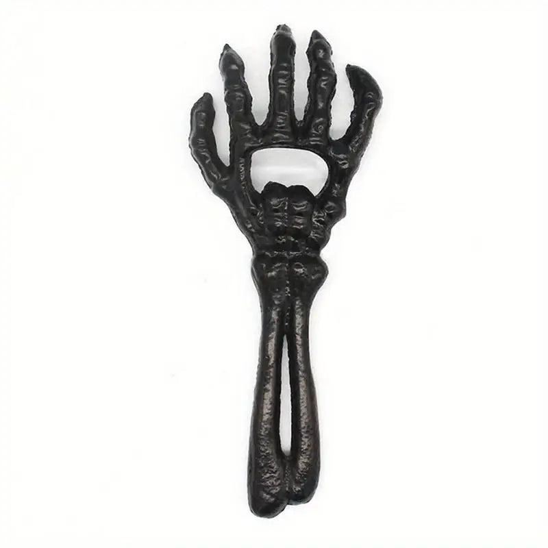 Skeleton Hand Bottle Opener – Black Cast Iron Bar Gift Bottle Opener Babs 1PC