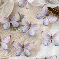 20/40PCS Fluorescent Artificial Butterflies – Wedding & DIY Décor Artificial Butterfly Decor Babs color 6 20 pcs
