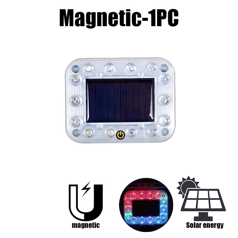 Solar Car Warning Light Flashing Lamp – Strong Magnetic Base Car Warning Light Babs Magnetic 1PC