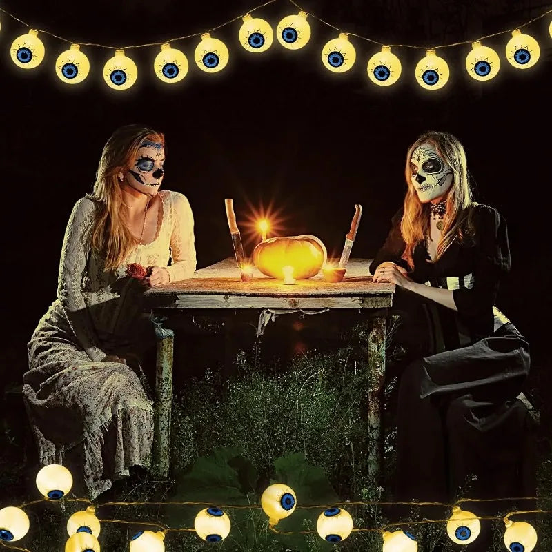 Halloween LED Pumpkin Bat String Lights – Party & Home Decor Halloween String Lights Babs