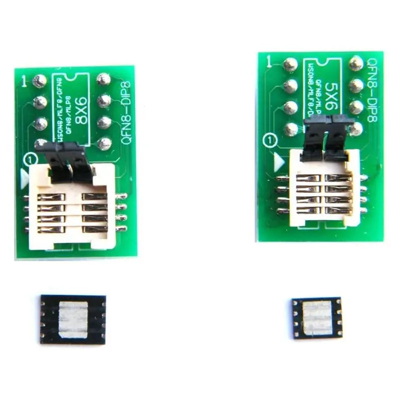 QFN8/WSON8/DFN8 to DIP8 Socket Adapter – IC Programmer Kit IC Programmer Adapter Babs