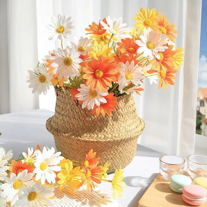 Silk Daisy Artificial Flower Bouquet – Home & Wedding Décor Artificial Flower Bouquet Babs
