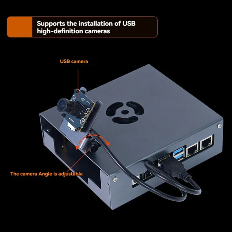 RDK S100 Aluminum Alloy Case – Passive Cooling & Camera Bracket Development Board Case Babs