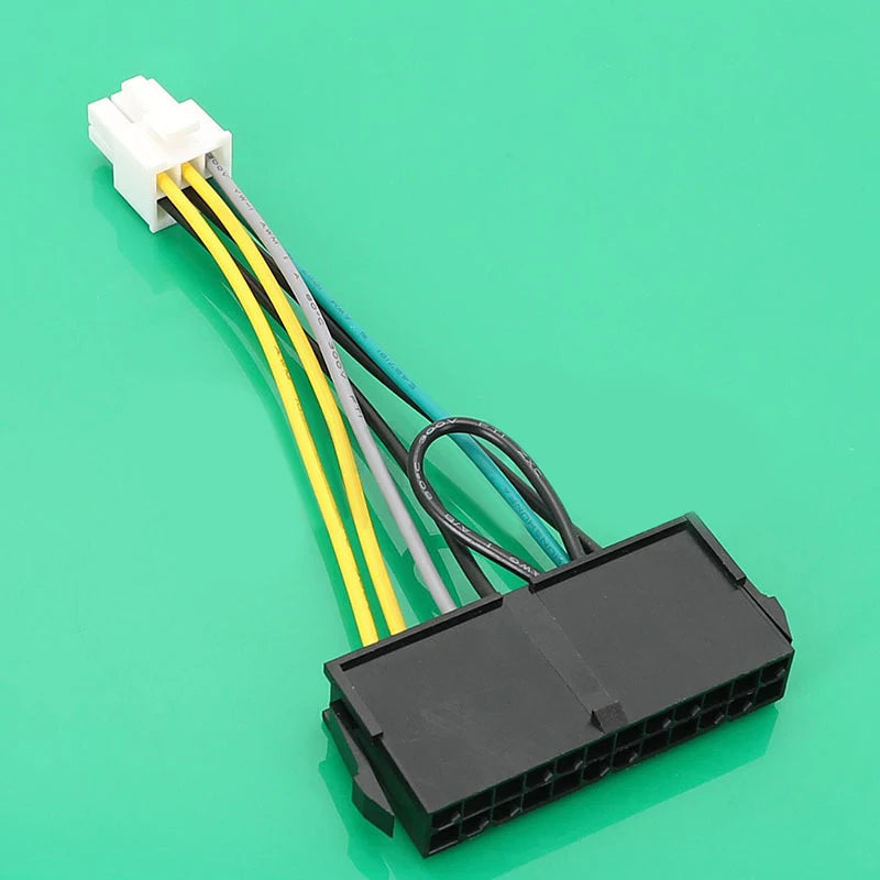 24-Pin to 6-Pin Power Adapter Cable for PC Mainboard Power Adapter Cable Babs