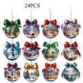 Christmas Ball Ornaments 12/24 Pcs – Festive Holiday Decor Christmas Ornament Set Babs 24PCS 8cm