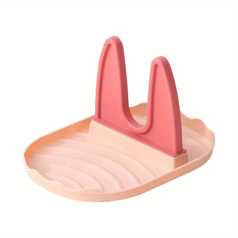 Pan Lid Holder & Spoon Rest – Multi-Slot Utensil Stand Kitchen Utensil Stand Babs A
