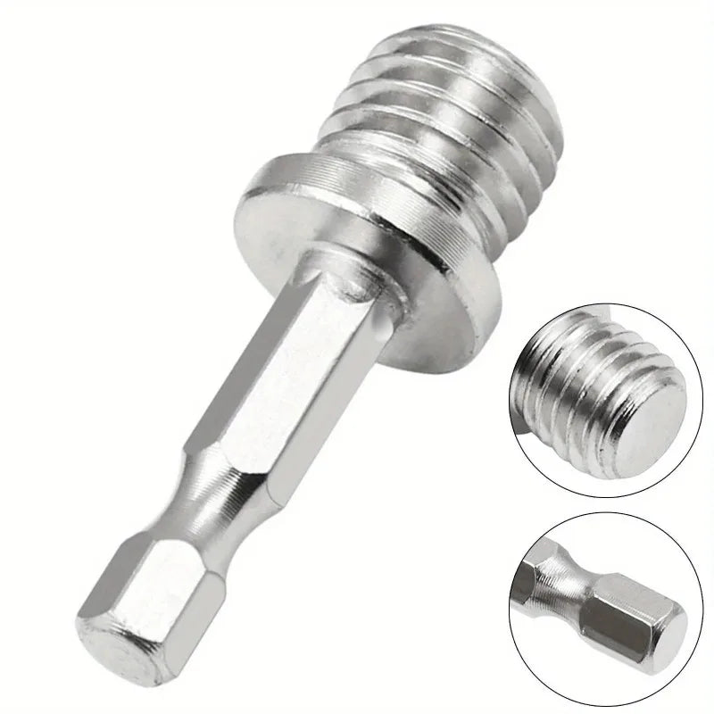 1/4" Hex Shank M14 Drill Adapter for Angle Grinder – 10 Pack Drill Adapter Babs 10pcs