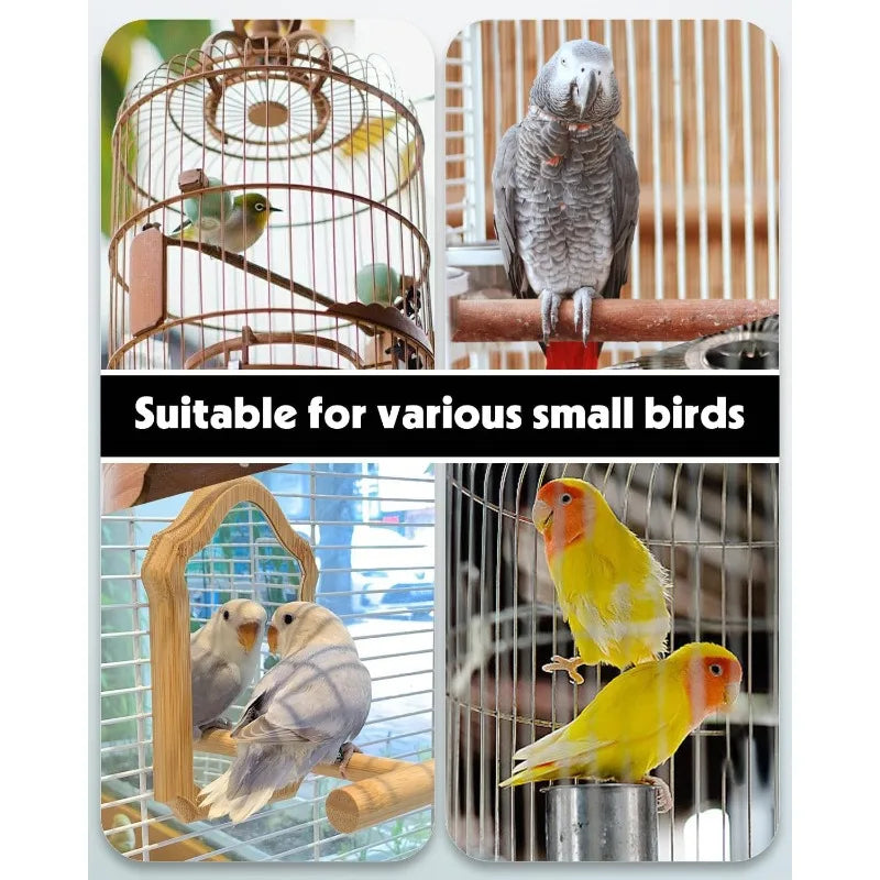 Automatic Bird Water Dispenser Cage-Mount Feeder – 2 Pack Bird Water Dispenser Babs