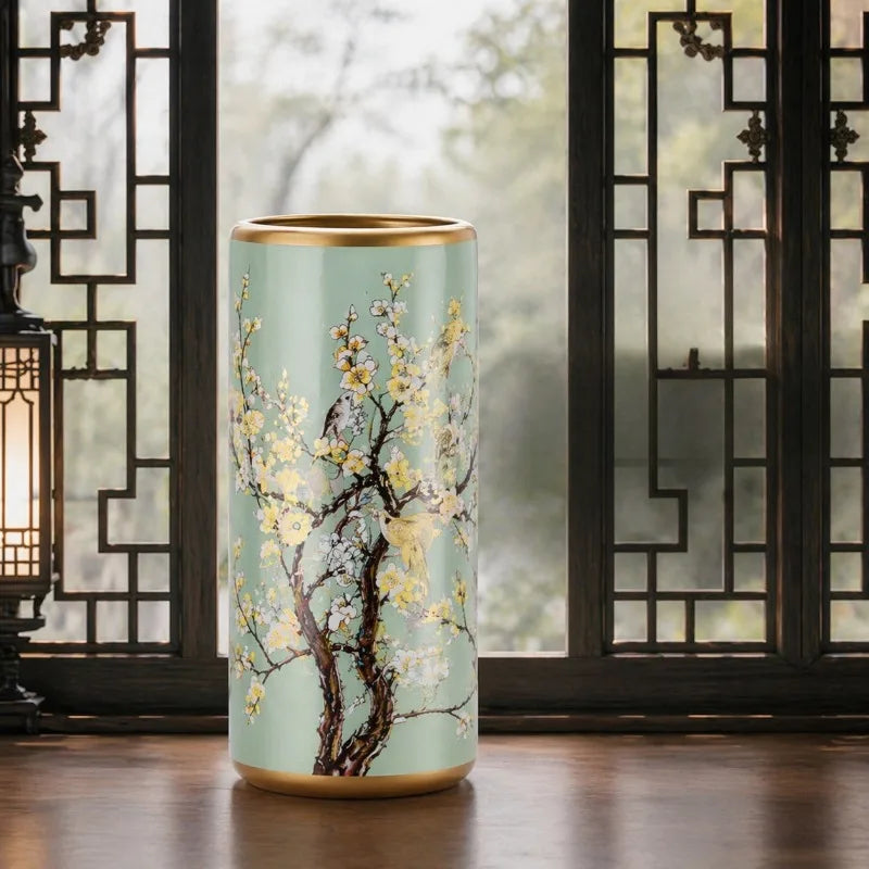 Modern Ceramic Floor Vase – Luxury Ikebana Décor Piece Decorative Floor Vase Babs Style F