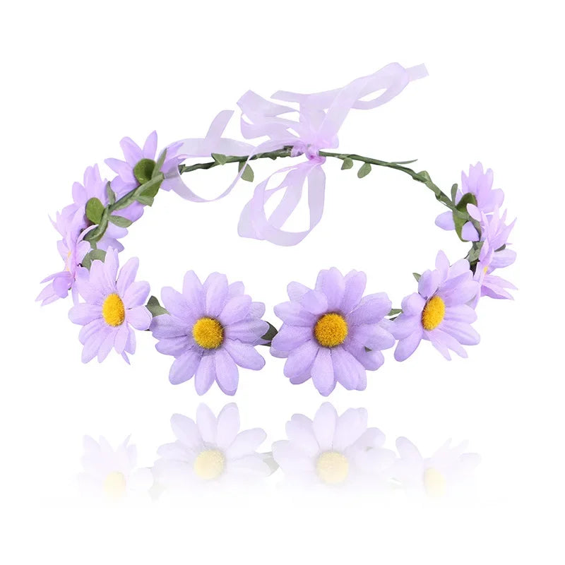 12pc LED Flower Crown Headbands – Glow Party Supplies LED Party Headband Babs
